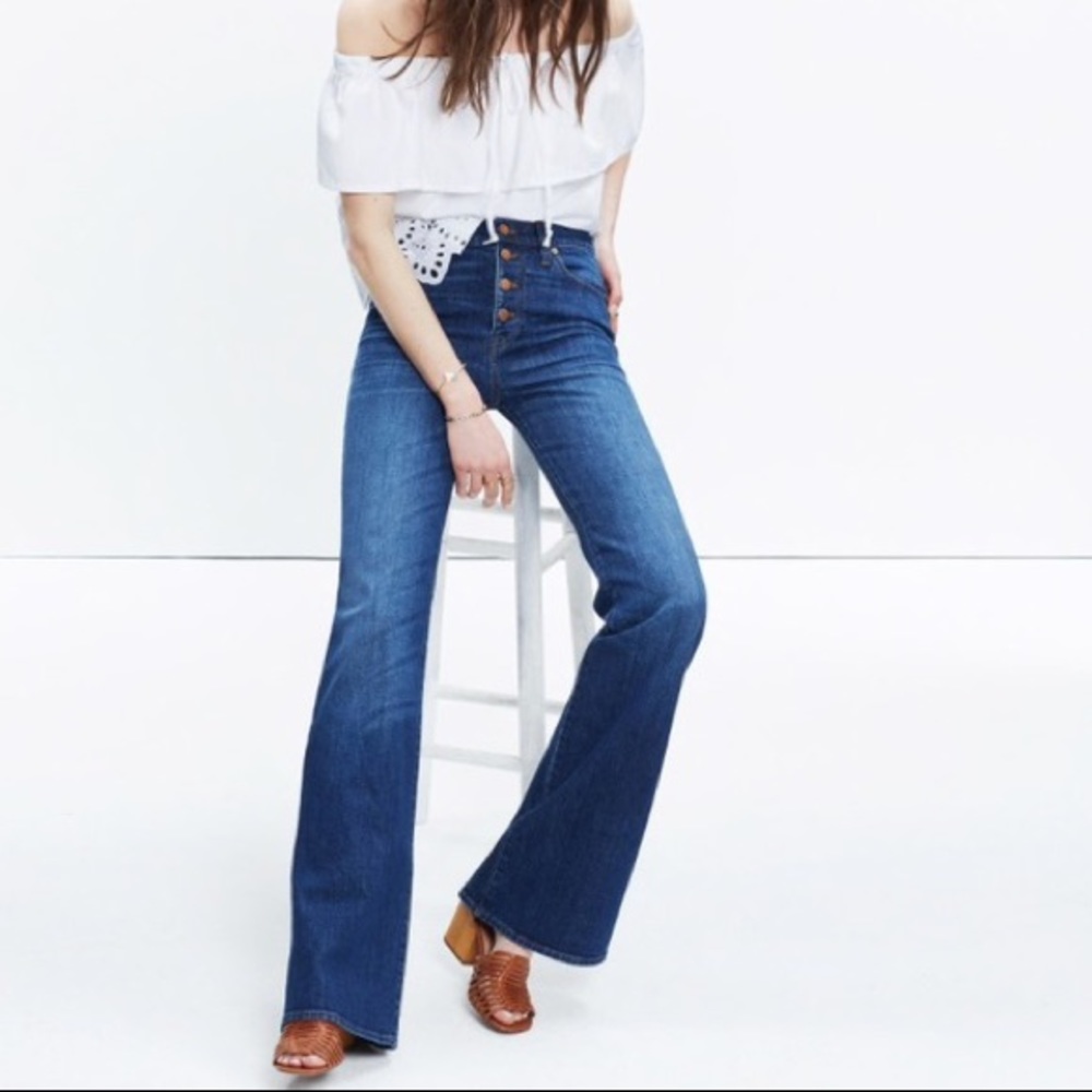 madewell flea market flare jean
